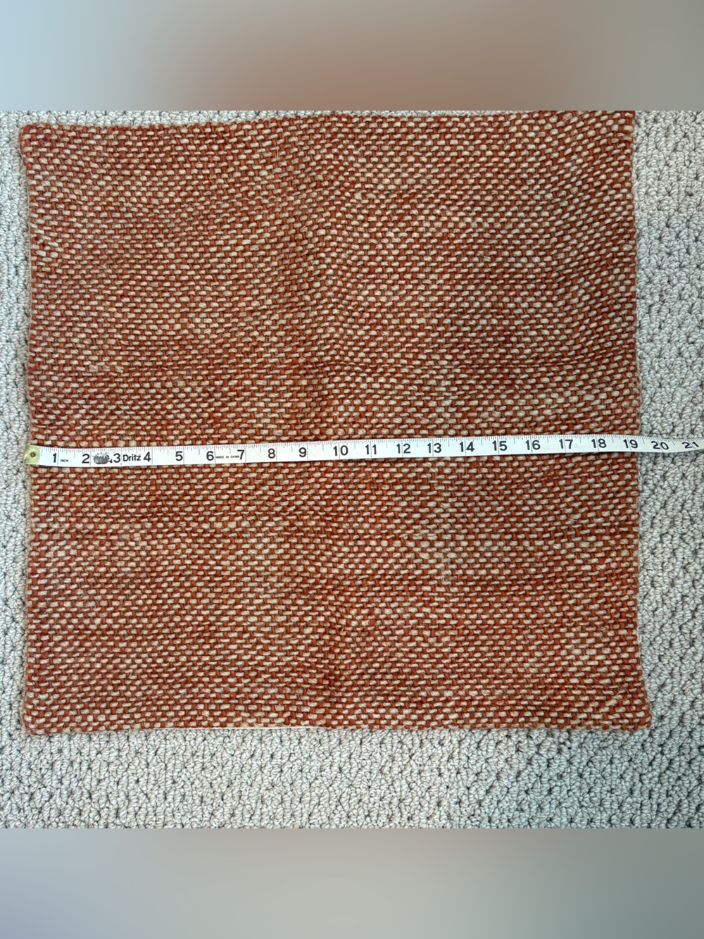 NWT West Elm Two Tone Chunky Linen pillow cover - Picture 3 of 6